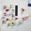 Cute Plant Fridge Magnets Mini Ceramic Vase Fridge Magnets Tiny 3D Plant Vase