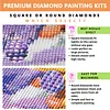 Biene Diamant Kunst Kits f&uuml;r Geschenk Zuhause Wand Dekor Diamant Punkte Edelstein Kunst 13,78 x 17,72 Zoll