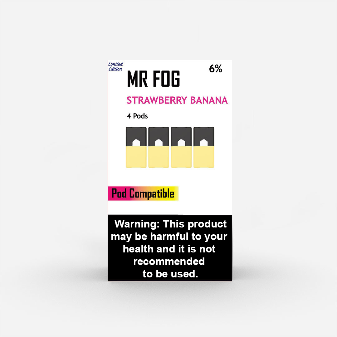 MR FOG PODS PACK OF 4 Strawberry Banana