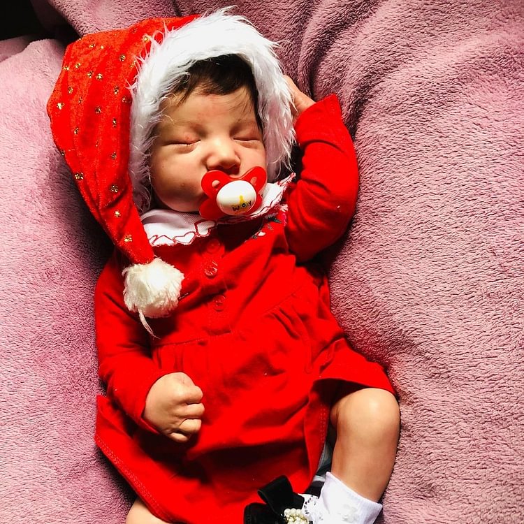 20'' Real Lifelike Soft Vinyl Reborn Toddlers Baby Doll Named Nora, Lifelike Weighted Silicone Baby Doll with Rooted Hair Rebornartdoll® Rebornartdoll®