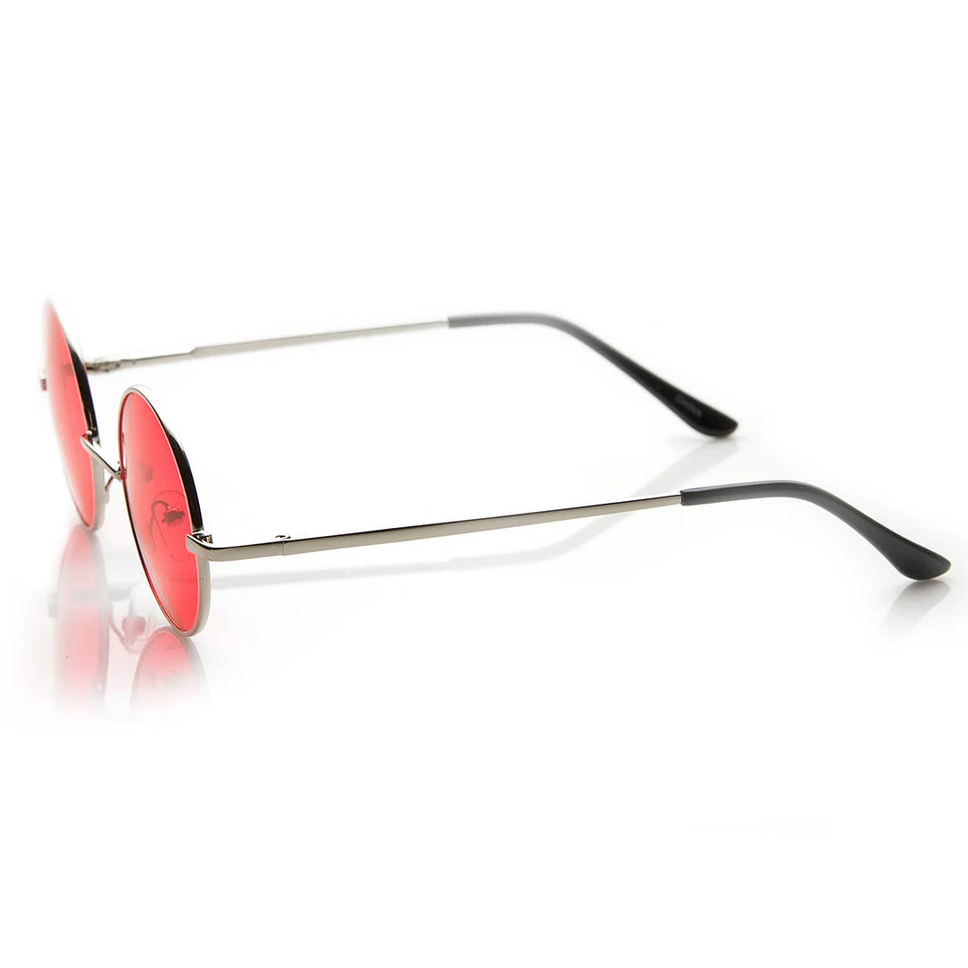 Small Metal Round Circle Ozzy Elton John Color Tint Lennon Style glasses