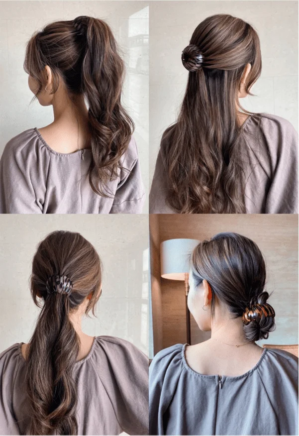 Lazy Bird's Nest Plate Hairpin