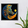 (50*50cm)Wolf - Full Round Drill Diamond Painting