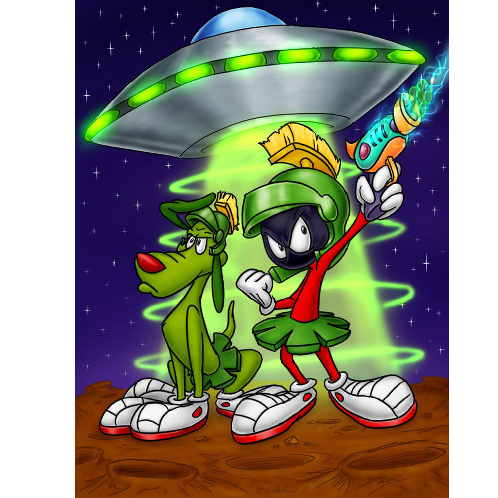 

Marvin the Martian - Round Drill Diamond Painting - 30*40CM, 501 Original