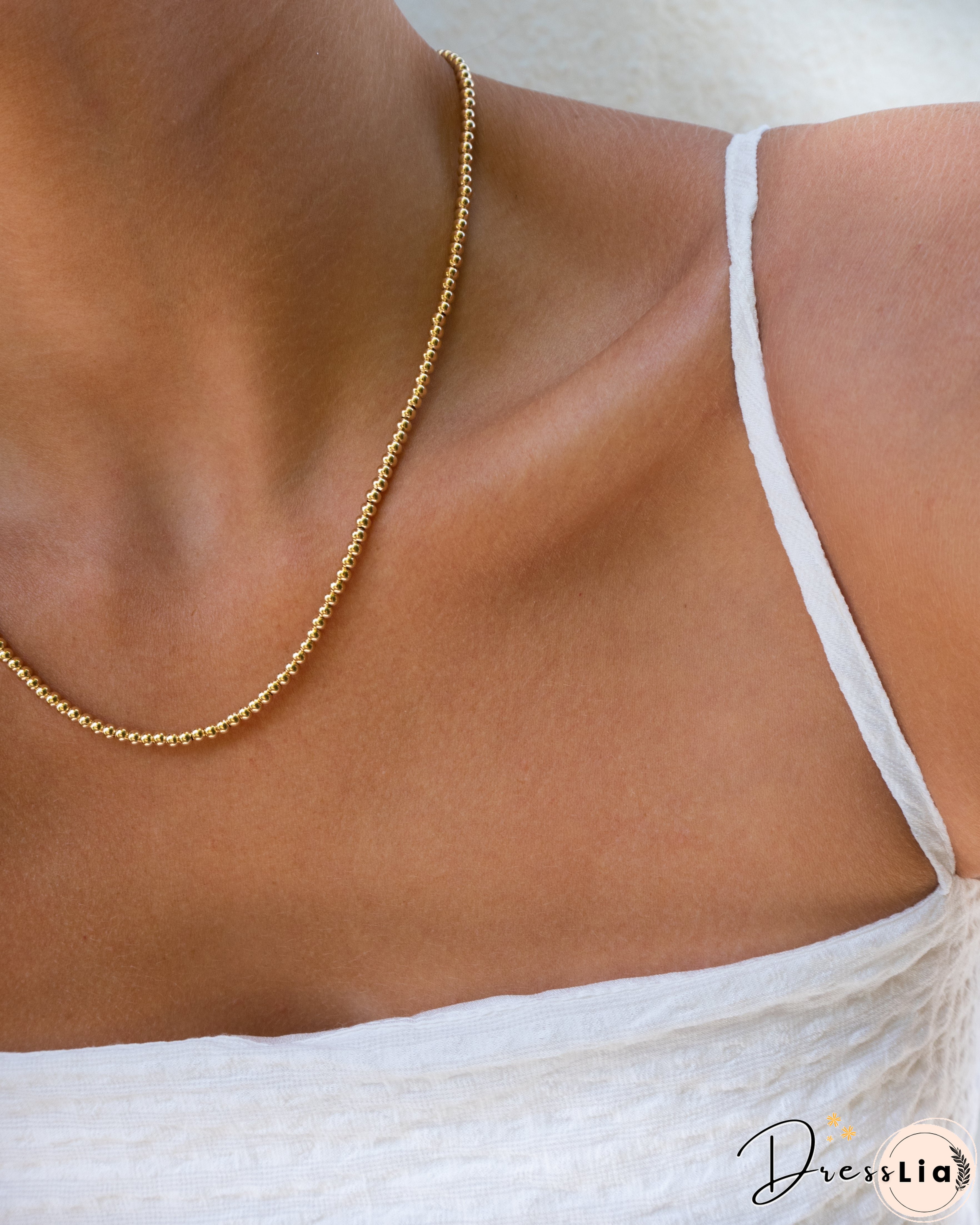 Gemma Necklace Gold