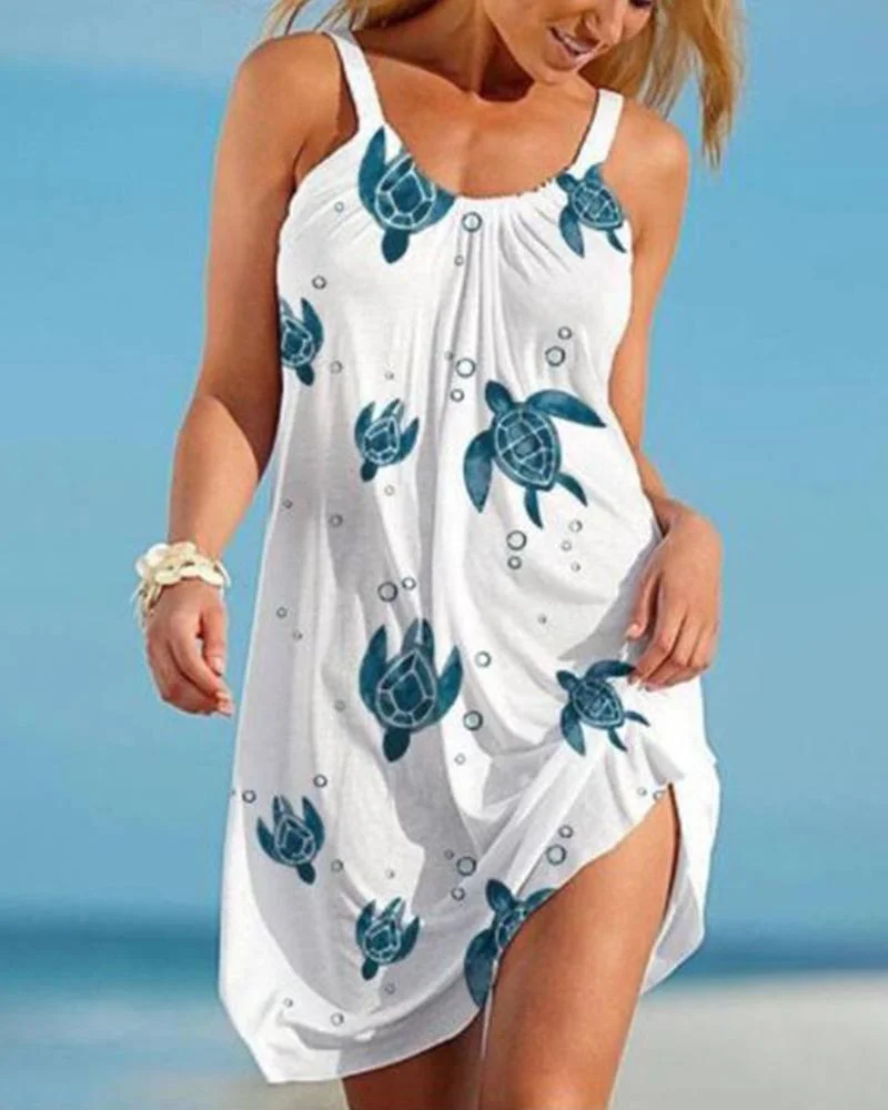 Women's printed dress-031012