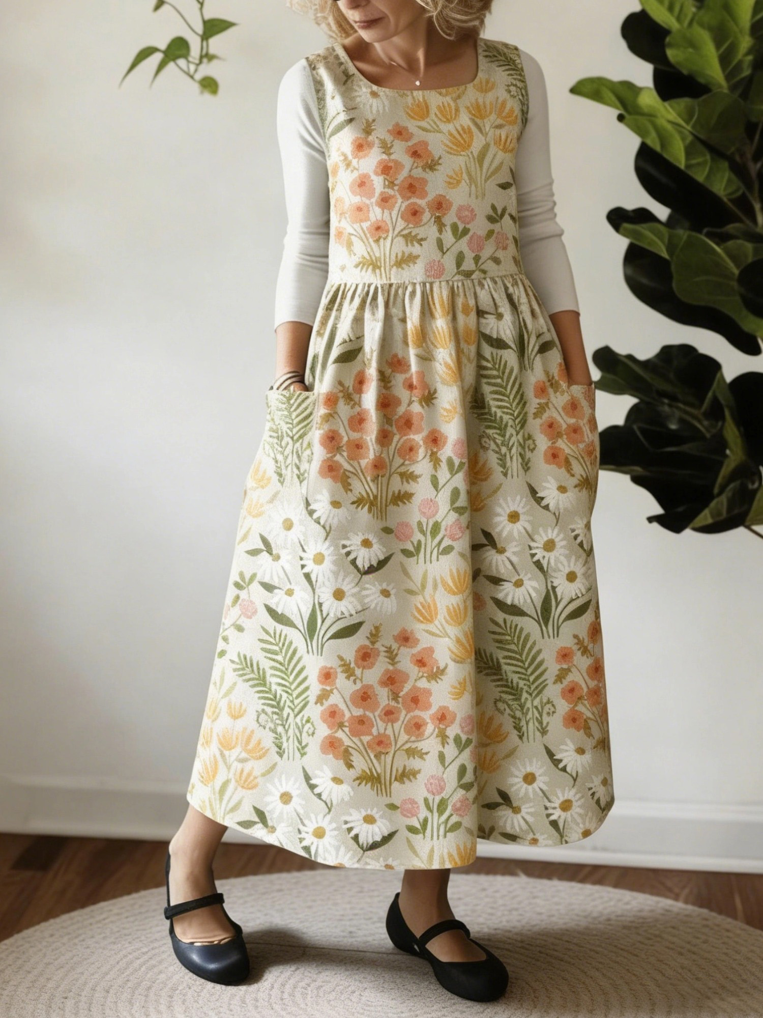 Summer Overture Flower Apron