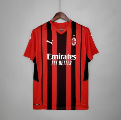 2021/2022 AC Milan Home Football Shirt Thai Qulaity