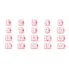 20 Pcs Numbered Pencil Toppers 1-20 Reusable Classroom Pencil Labels for Teachers Pencil Tracking Ma
