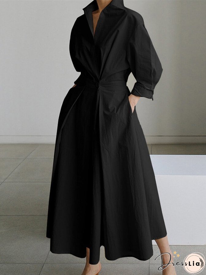 Elegant and Casual winter Dress