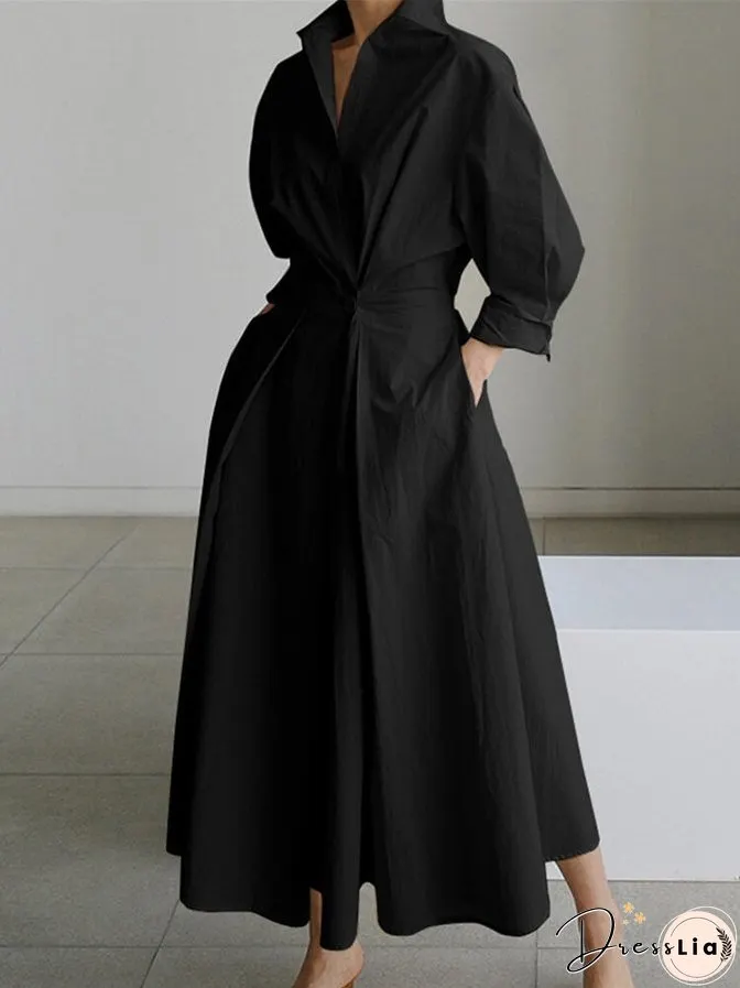 Elegant and Casual winter Dress