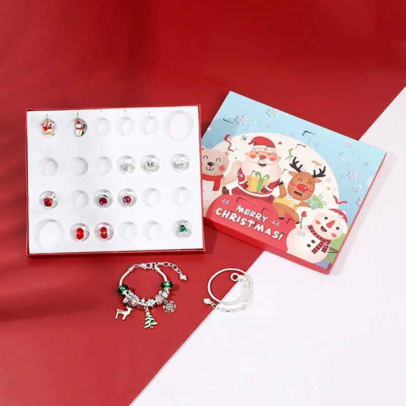 Charms DIY Bracelet Advent Christmas Countdown Calendar