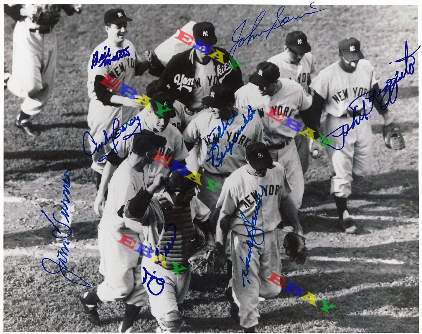 1952 Yankees Multi-Signed Autographed Signed 8x10 Photo Poster painting Reprint