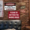 2PCS Warning - Metal Tin Signs(8*12Inch/12*16Inch)
