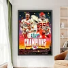 Kansas City Chiefs-11CT Stamped Cross Stitch 50*65cm