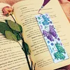 DIY Butterfly Special Shaped Diamond Painting Leather Bookmark with Tassel
