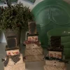 Primitive Wood Snowman Shelf Sitter/Winter Decor