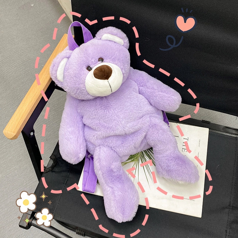 Bear Plush Toy Backpack Grab New Cartoon Doll Rabbit Fashion Leisure Backpack