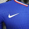 2024-2025 Long Sleeve Player Version France Home Football Shirt 1:1 Thai Quality