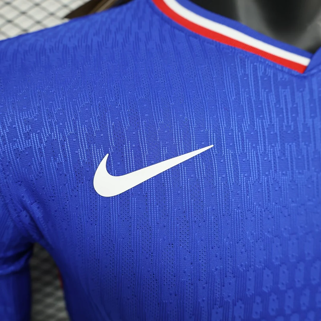 2024 Long Sleeve Player Version France Home Football Shirt 1:1 Thai Quality