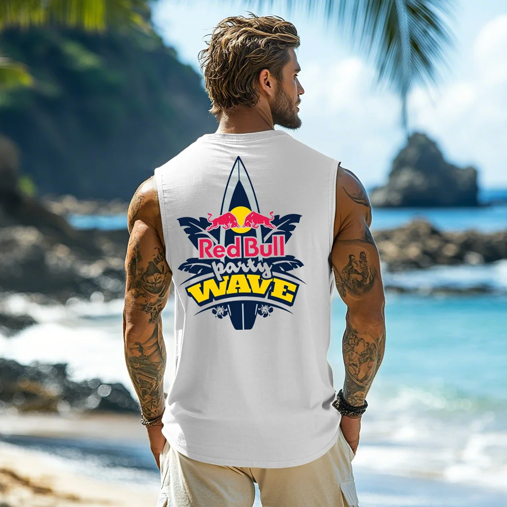  Surf-Inspired Graphic Tank Top for Beach Adventures