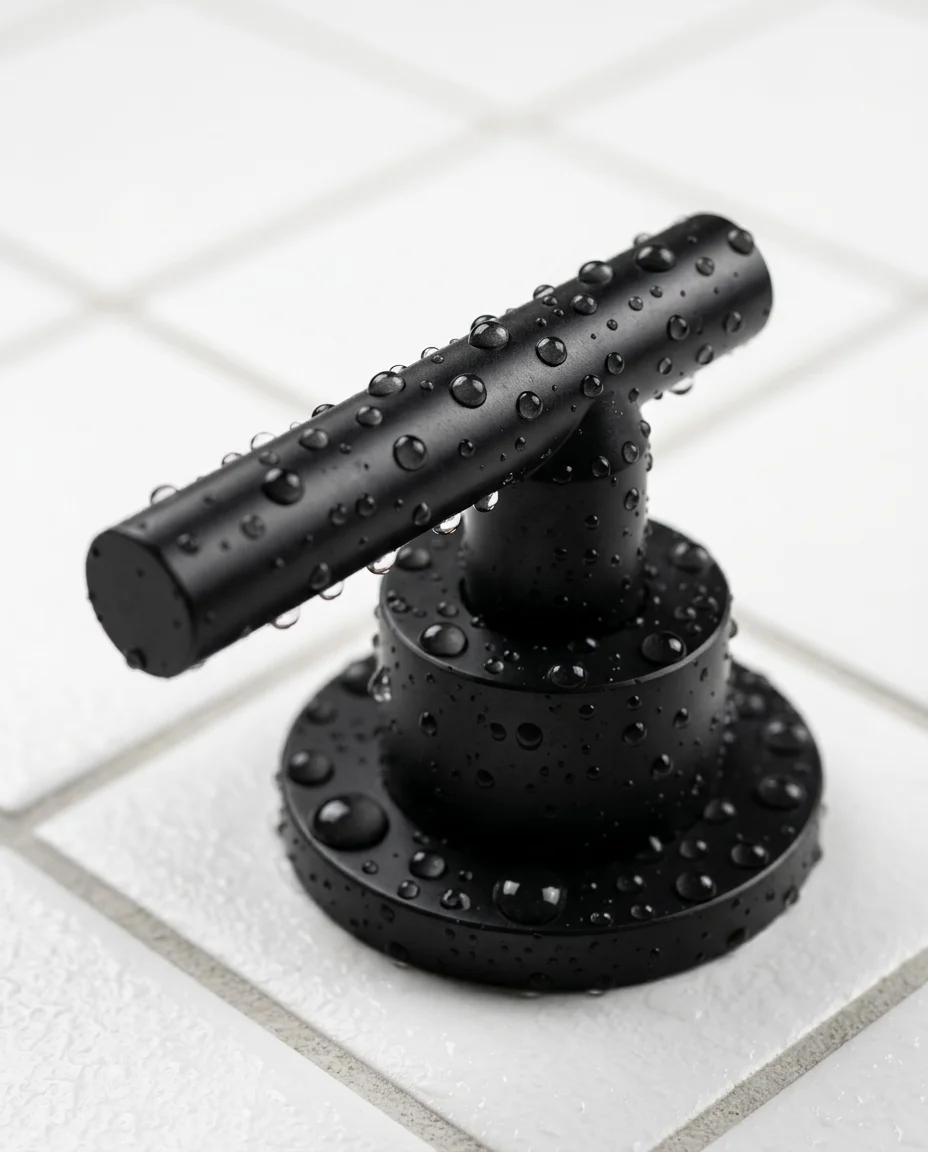 Vassor Pressure Balance Shower Valve in Matte Black
