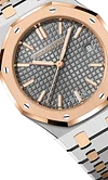 Silver Gold 904L Steel Gray Dial - Watch - 34mm