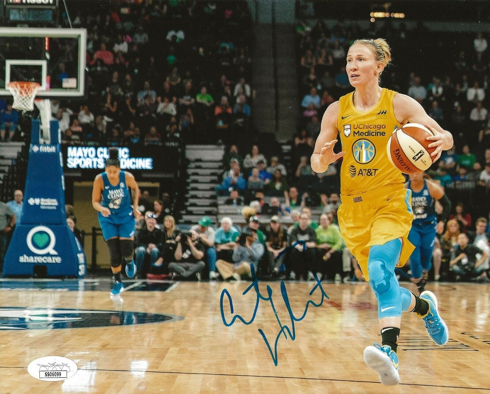 Courtney Vandersloot signed Chicago Sky 8x10 Photo Poster painting autographed 5 JSA