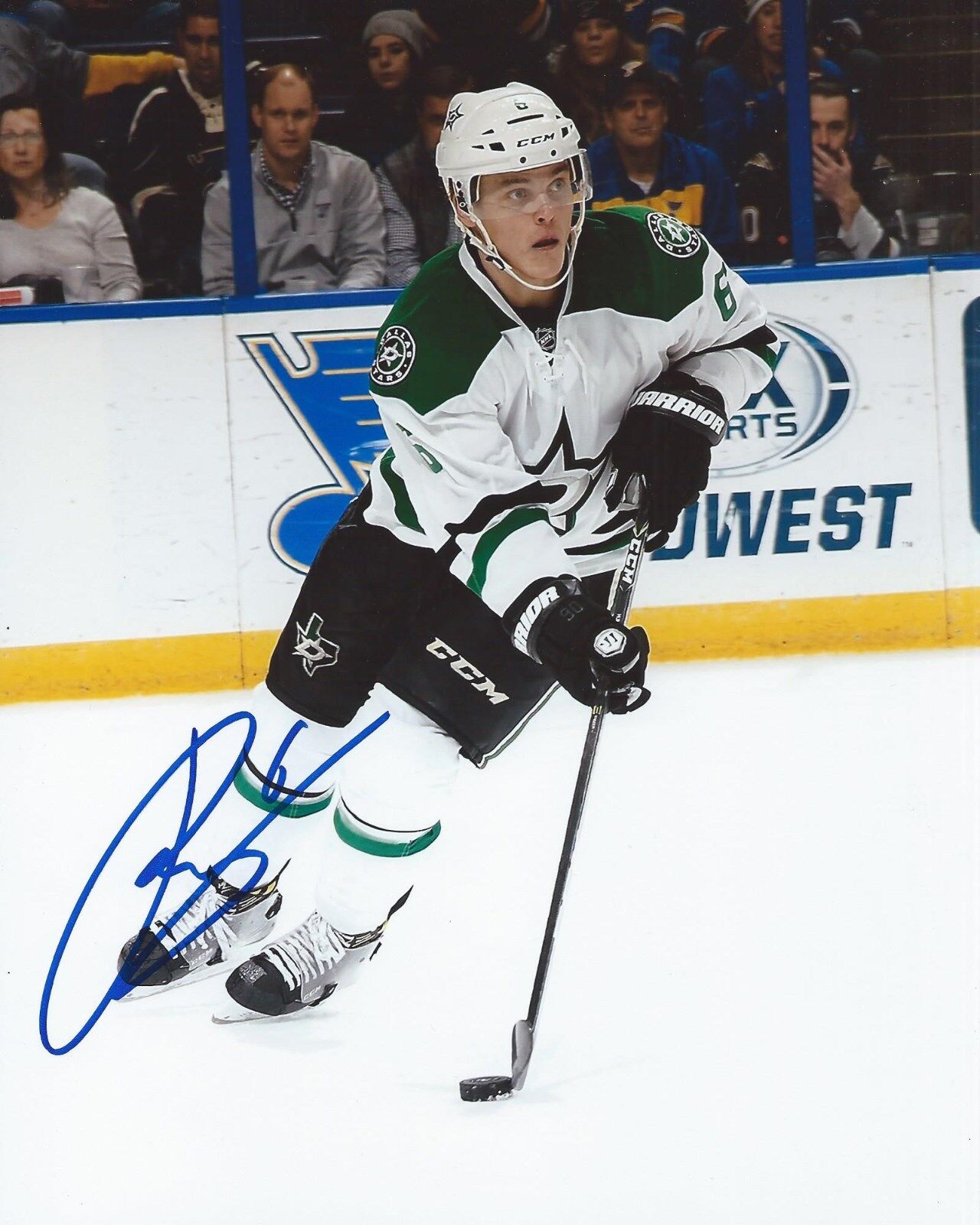 Julius Honka Signed 8x10 Photo Poster painting Dallas Stars Autographed COA C