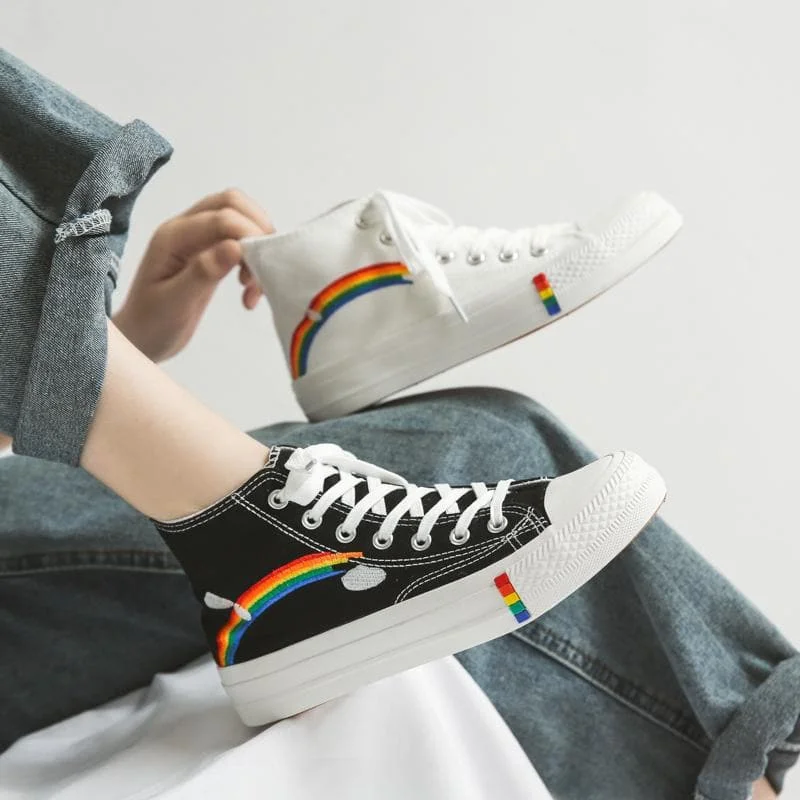 Rainbow Casual Canvas Shoes SP14866