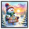 (Multi-Style) Christmas-11CT Stamped Cross Stitch 40*40cm/15.75*15.75in