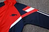 Joyfball 2024/2025 Arsenal Long Zipped Jacket Red Soccer Jersey（Vintage style）