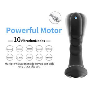 Spartacus Wireless Remote Control 10 Frequency Vibration Prostate Massager