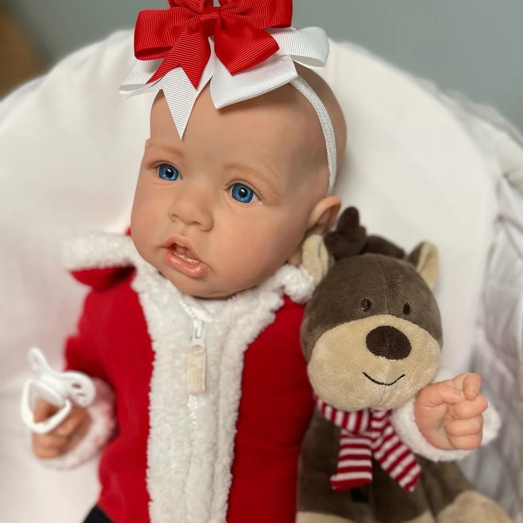 [Christmas Gift]20" Soft Weighted Silicone Body Reborn Hand-painted Baby Girl Beverly, Gift Set with Clothes and Pacifier -Creativegiftss® - [product_tag] RSAJ-Creativegiftss®