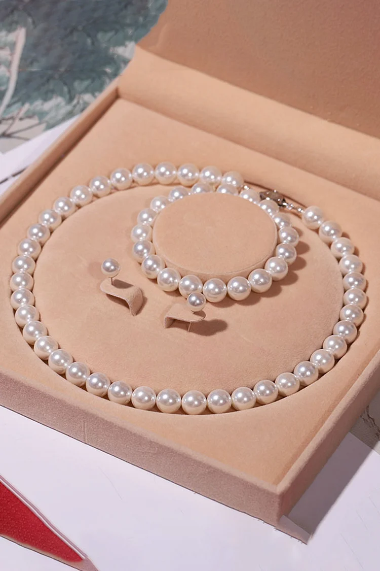 Wedding Pearl Beaded Chain Choker Necklace 2024 - Xpluswear