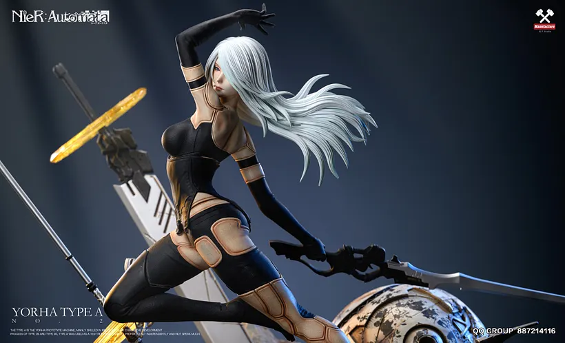 PRE-ORDER MF Studio - NieR:Automata A2 1/4 Statue(GK) (Adult 18+)