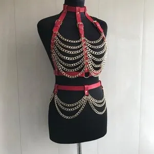 pornhint Pornhint Women Body Belt Fashion Body Harness ,Belt Body,Body Belts, Belts Suspenders,Sexy Lingerie,BDSM,Fetish Wear