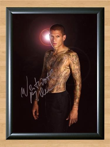 Wentworth Miller Prison Break Signed Autographed Photo Poster painting Poster Print Memorabilia A4 Size