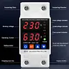Over Under Voltage Protector 40A/63A 220V Dual Display Adjustable Protector