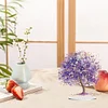 Diamond Painting Acrylic Purple Flower Tree Diamond Painting Desktop Decors for Beginner