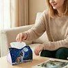 Wolf Diamond Painting Tissue Box 7.48x5.12Inch Diamond Art Tissue Box 5D Diamond Art Tissue Cover for Kitchen Restaurant Bar Office Parties