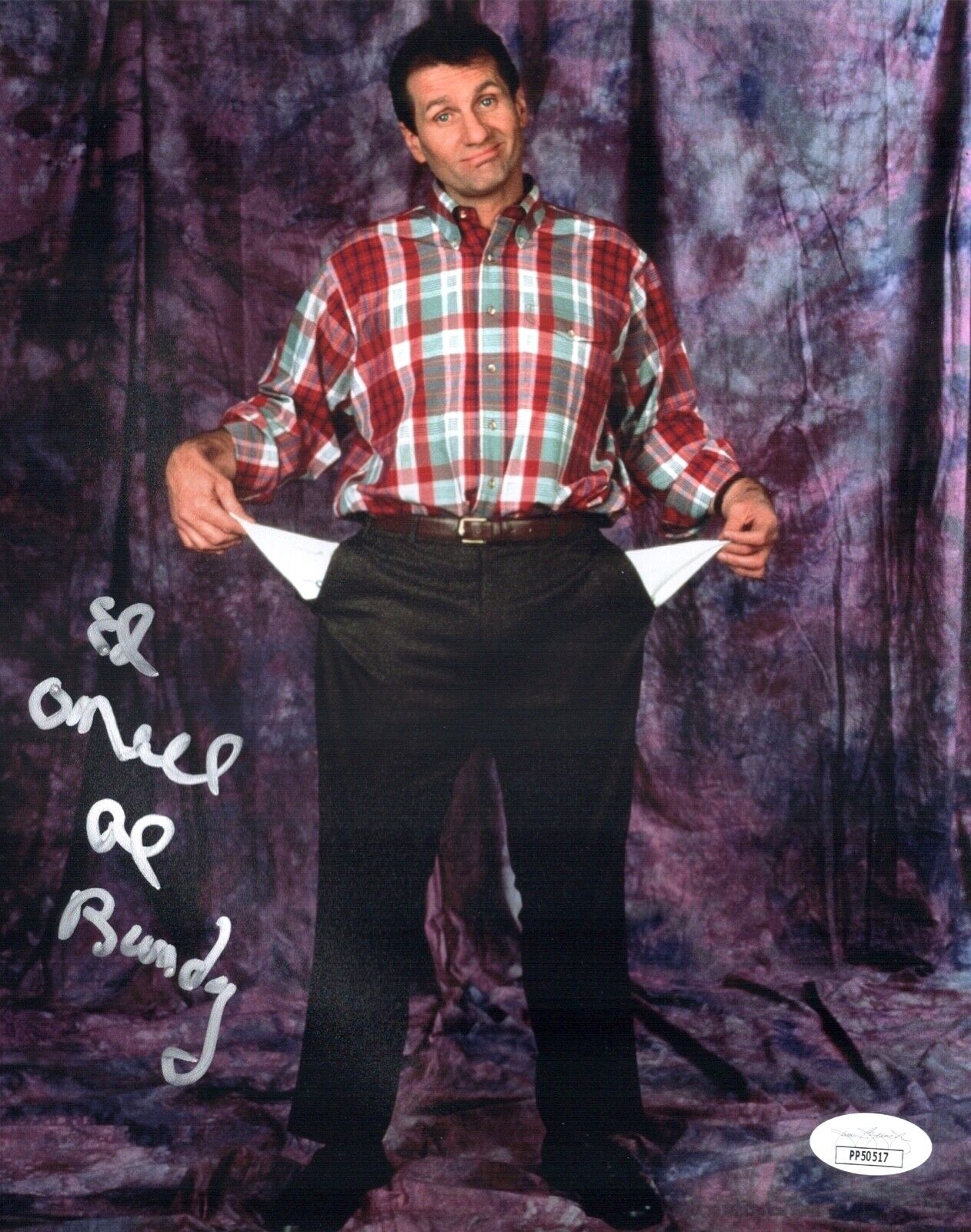 ED O'NEILL Signed 8x10 MARRIED WITH CHILDREN Al Bundy Photo Poster painting Autograph JSA COA