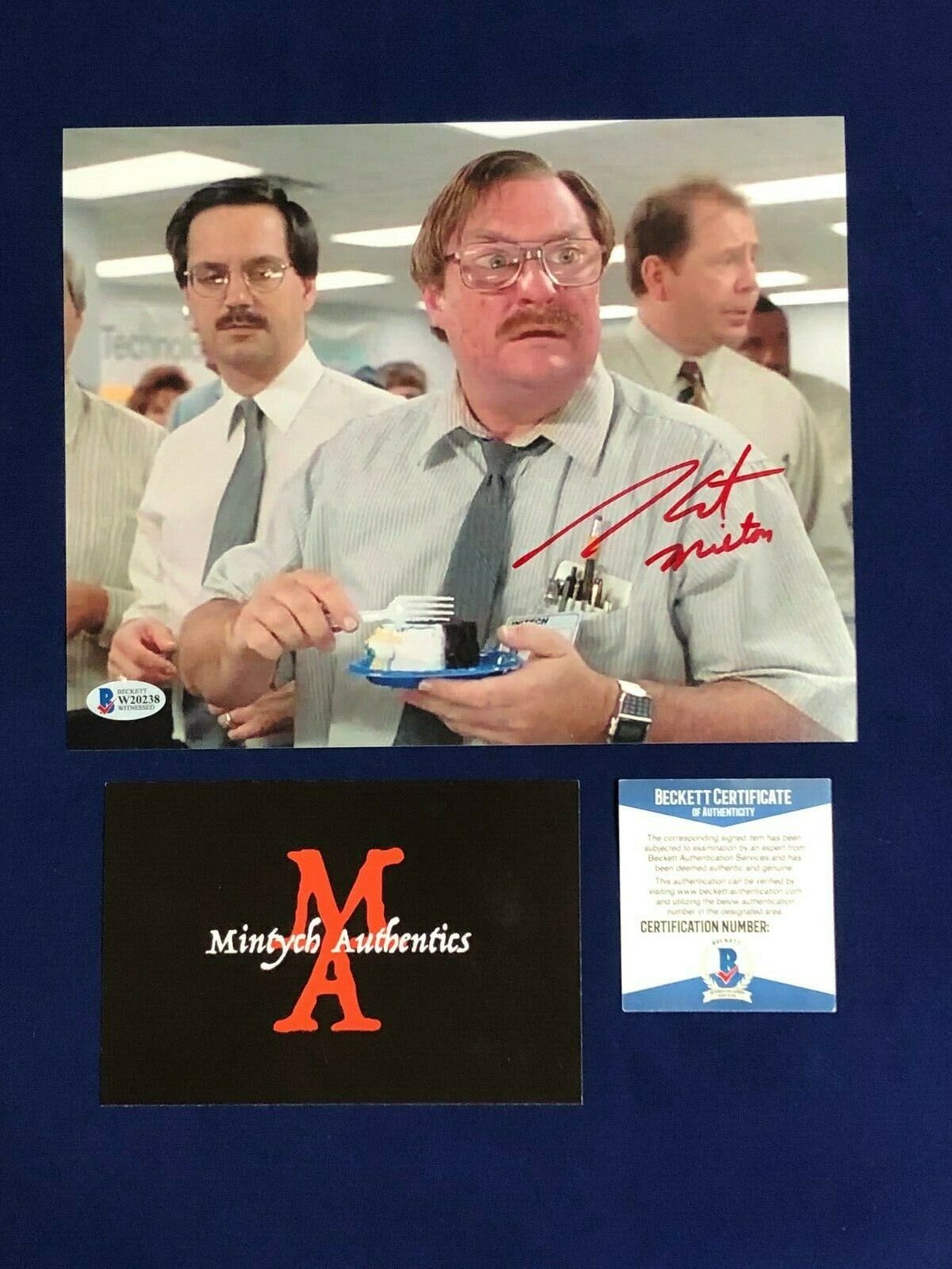 STEPHEN ROOT AUTOGRAPHED SIGNED 11x14 Photo Poster painting! OFFICE SPACE! MILTON! BECKETT COA!