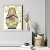 Russian Matryoshka Doll - 14CT Stamped Cross Stitch 29*36cm/11.42*14.17in