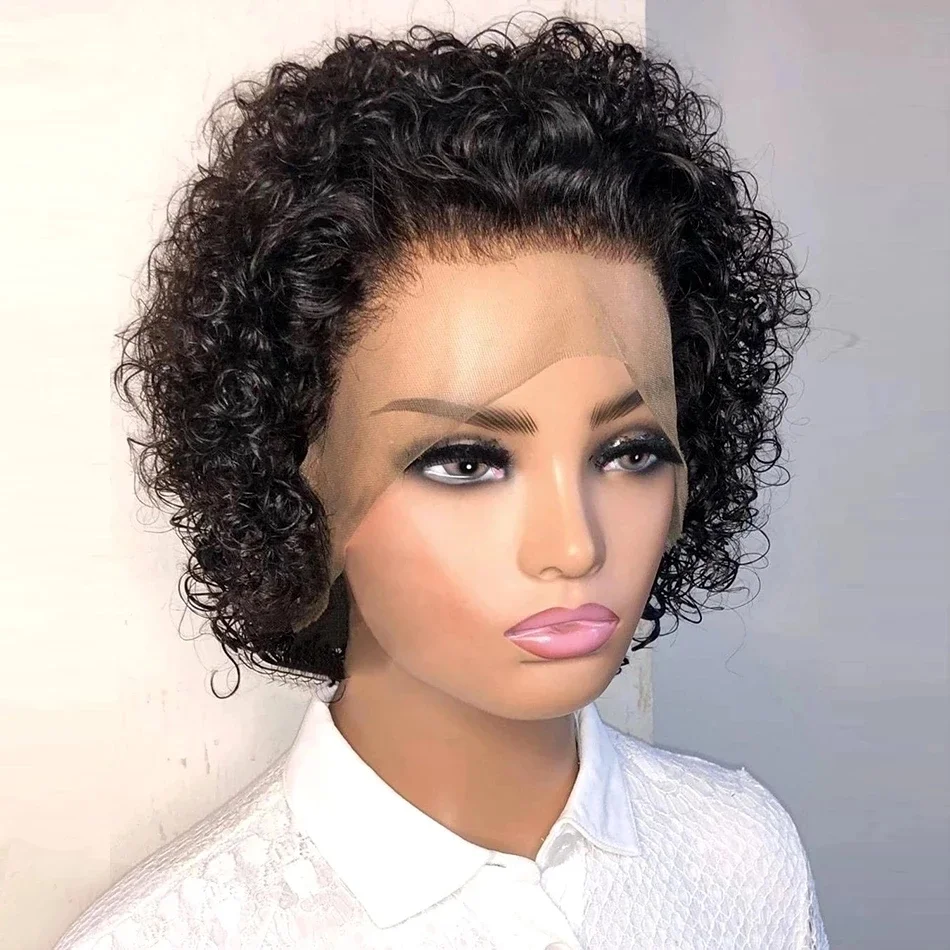 Jewtribute Hair®|Short Wigs Curly Wigs Cheap Pixie Cut Wig