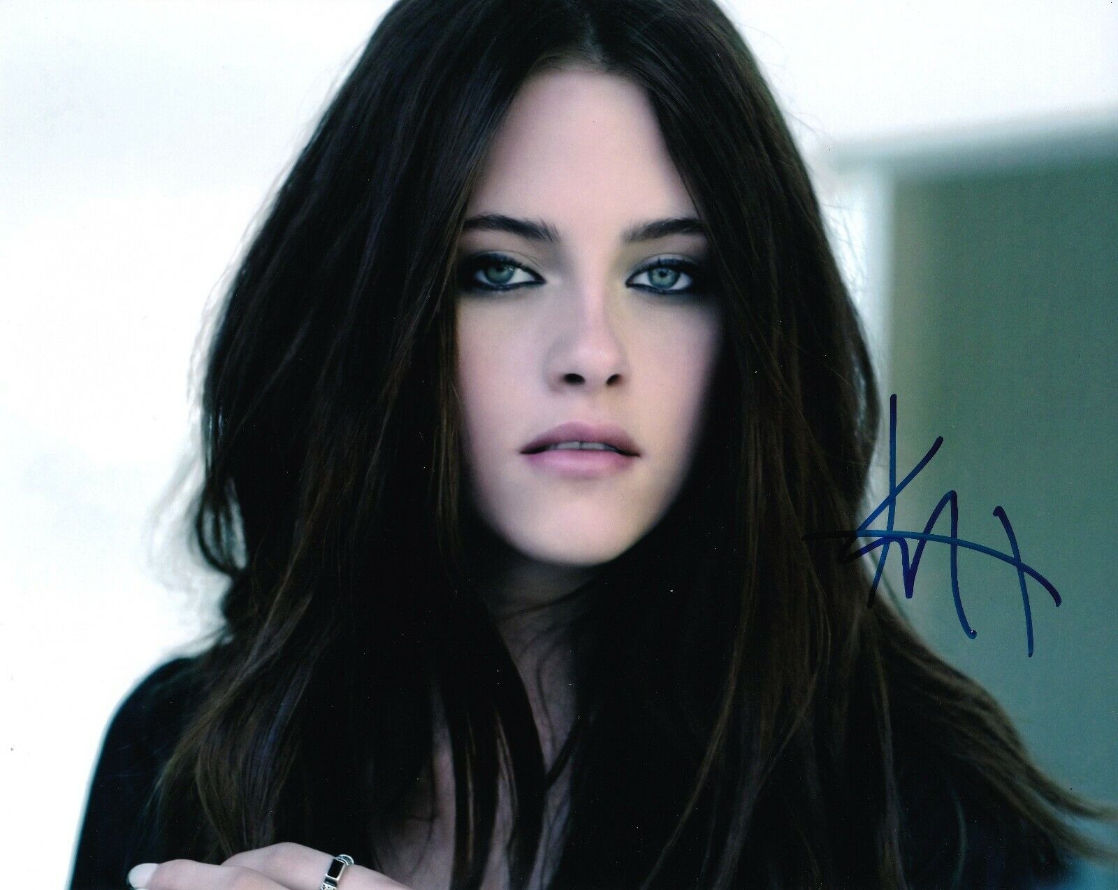 Kristen STEWART - SIGNED 10x8 Autograph Photo Poster painting COA