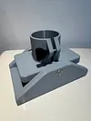 Edge trimming machine, woodworking hammer carving tool, hand-held wave pattern oscillating aid