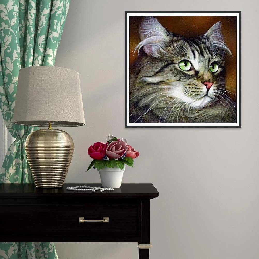 Diamond Painting - Full Round Drill - Cat(30*30cm)
