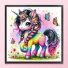 Colorful Unicorn-14CT Counted Cross Stitch 40*40cm/15.75*15.75in