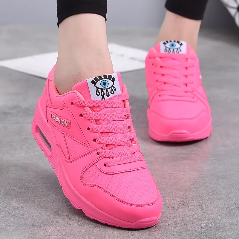 MWY Women Sneakers Schoenen Vrouw Platform Shoes Casual Walking Women Shoes Breathable Lace Up Trainers Vulcanized Shoes